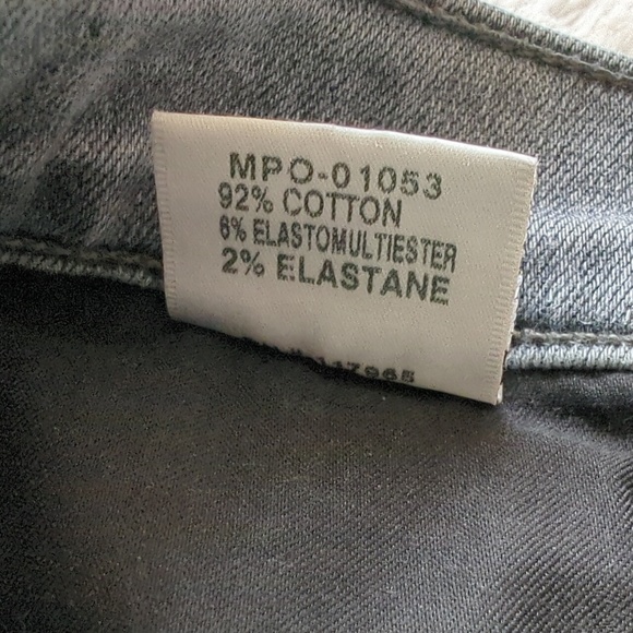 J Brand Grey Everleigh Motorcycle Style Light Grey Dove Skinny Jeans Size 27